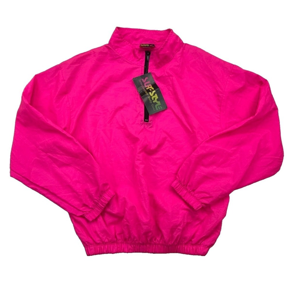 VTG Surf Style Windbreaker Jacket  Interplanetary Body Gear Pullover Youth 14/16